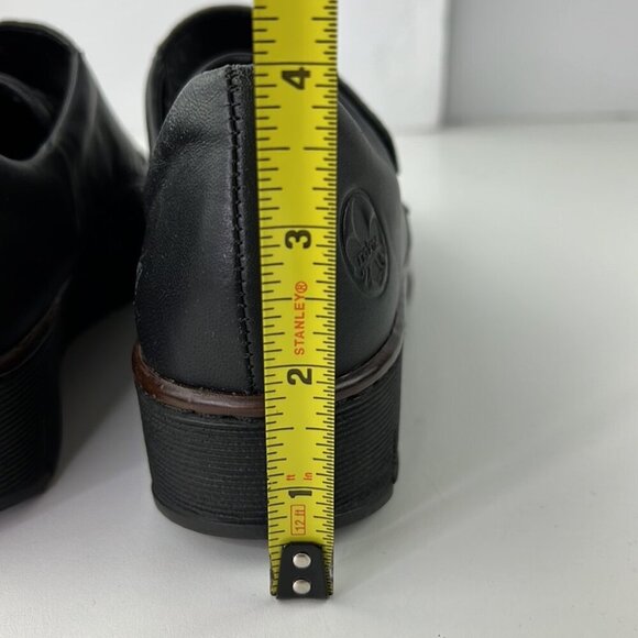 Rieker black slip on loafer shoe - Picture 10 of 14